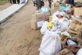 Materials loot during cyclone of odisha