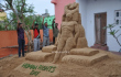 eodisha, Sand Art on world Human Right Day by International Sand Animation Artist Manas Kumar Sahoo #Odisha #SandArt