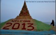 New Year Sand Art  by sand artist  Manas Kumar Sahoo