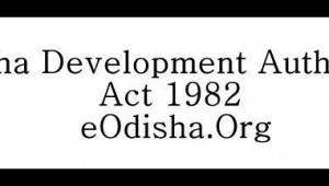 Odisha Development Authority Act 1982 - eOdisha.org