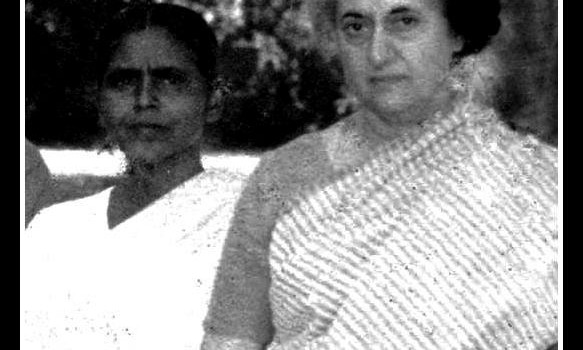 Parbati Giri with Indira Gandhi